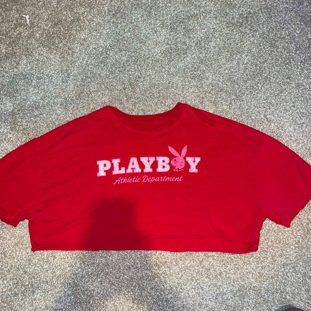 Pacsun playboy crop top